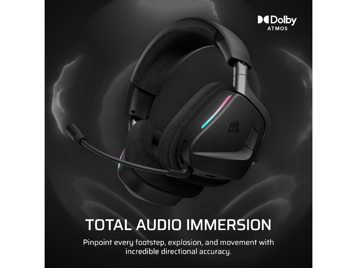 Corsair VOID MAX v2 Trådlös Gamingheadset (svart) Gamingheadset