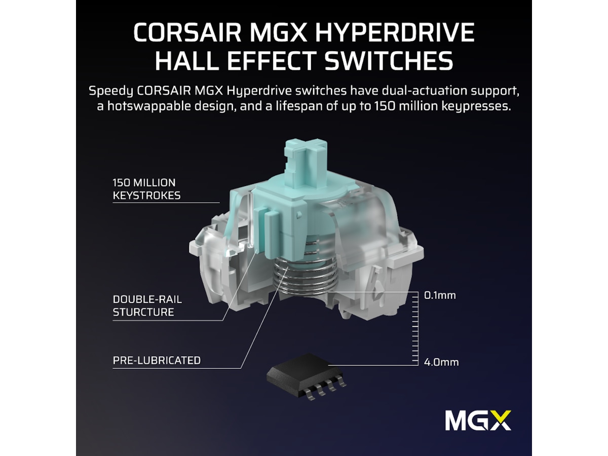 Corsair Vanguard PRO 96 RGB Gaming Tangentbord Gamingtangentbord