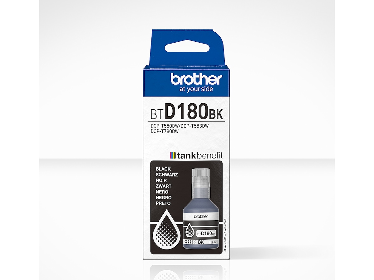 Brother BTD180BK Svart bläckflaska Bläckpatron