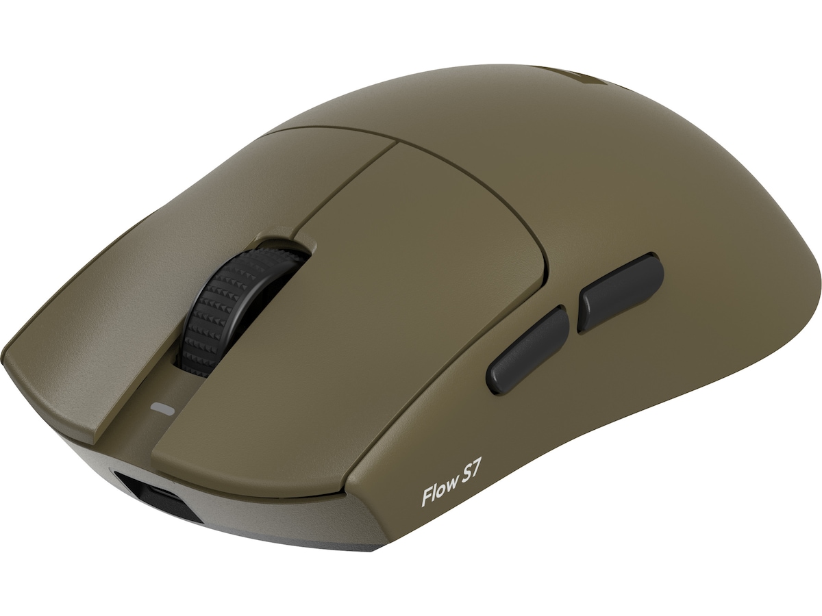 Svive Flow S7 Ultra Light Trådlös Gamingmus (statlig grön) Gamingmus