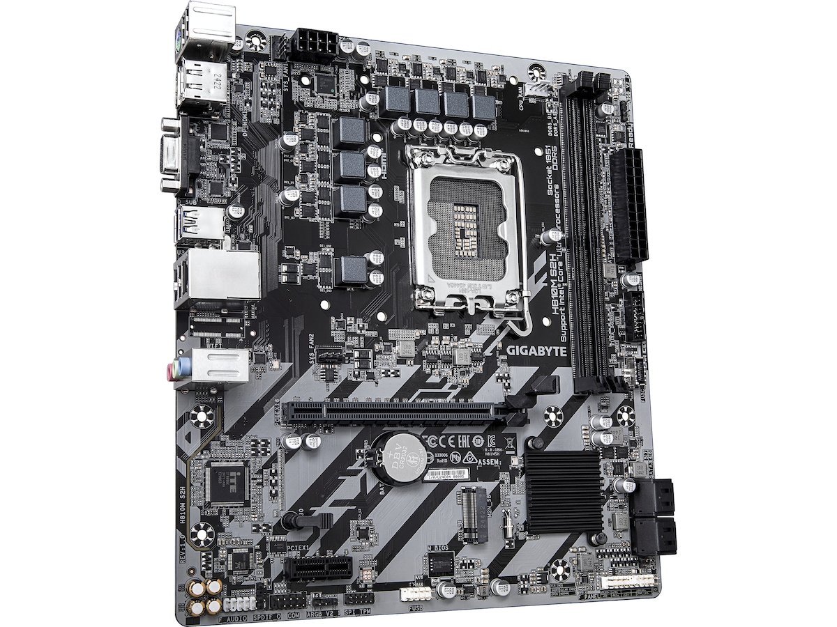 Gigabyte H810M S2H Moderkort Intel Socket