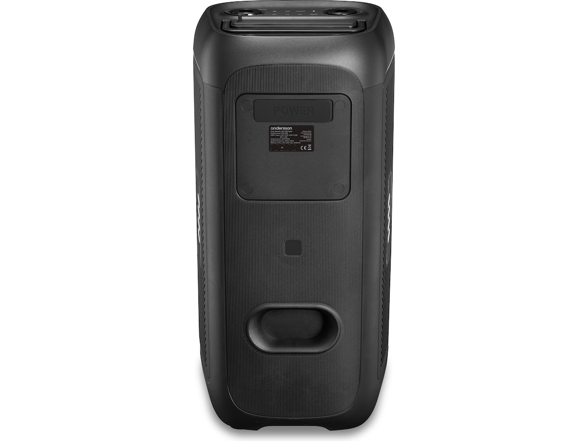 Andersson PYB-3300 Festhögtalare med LED-ljus 100W Trådlös / Bluetooth högtalare
