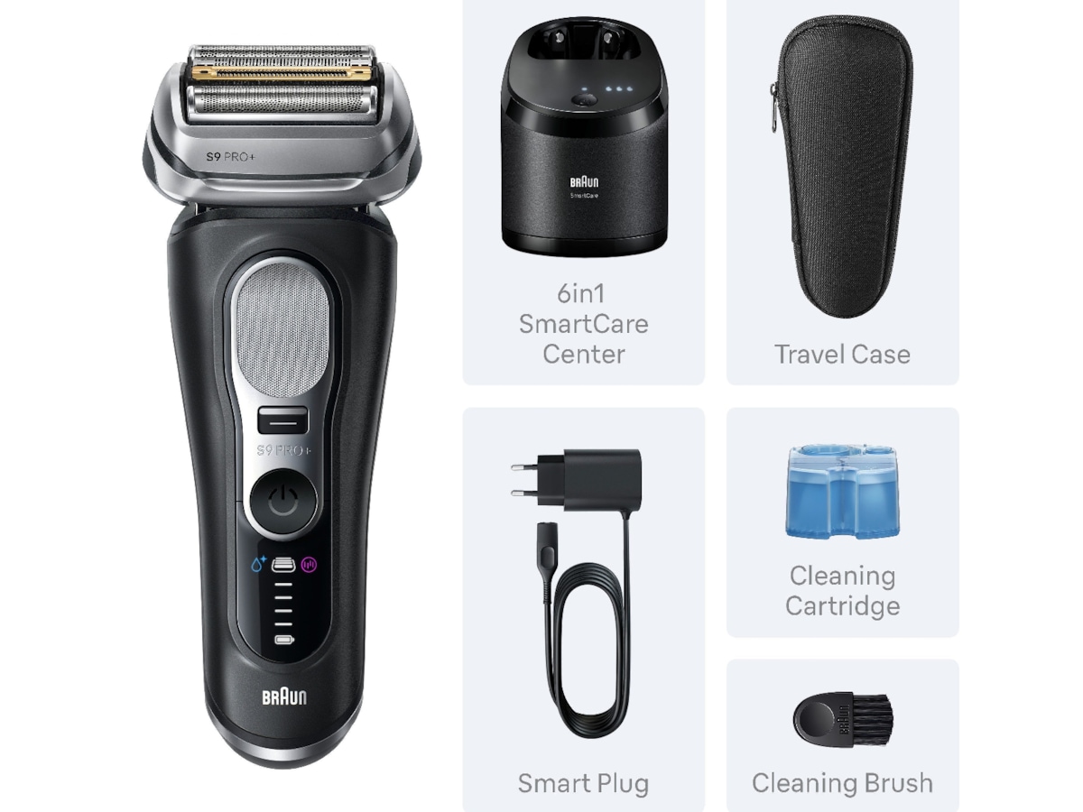 Braun Series 9 PRO+ Elektrisk Rakapparat 9660CC -B-Grade Demo träning & hälsa