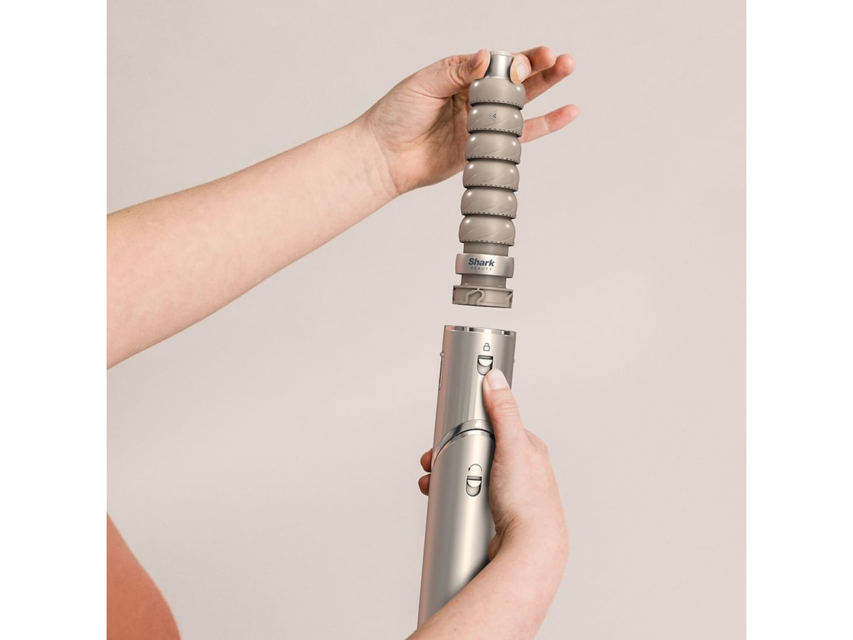 Shark HD446SLEU FlexStyle 5-in-1 hårstylingtång (stone) -B-Grade Demo träning & hälsa