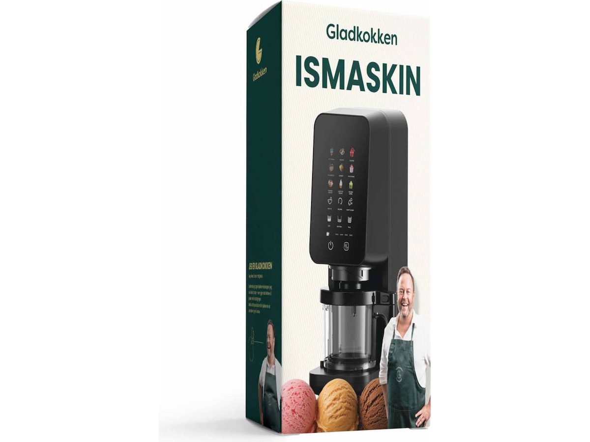 Gladkokken glassmaskin -B-Grade Demo hem & hushåll