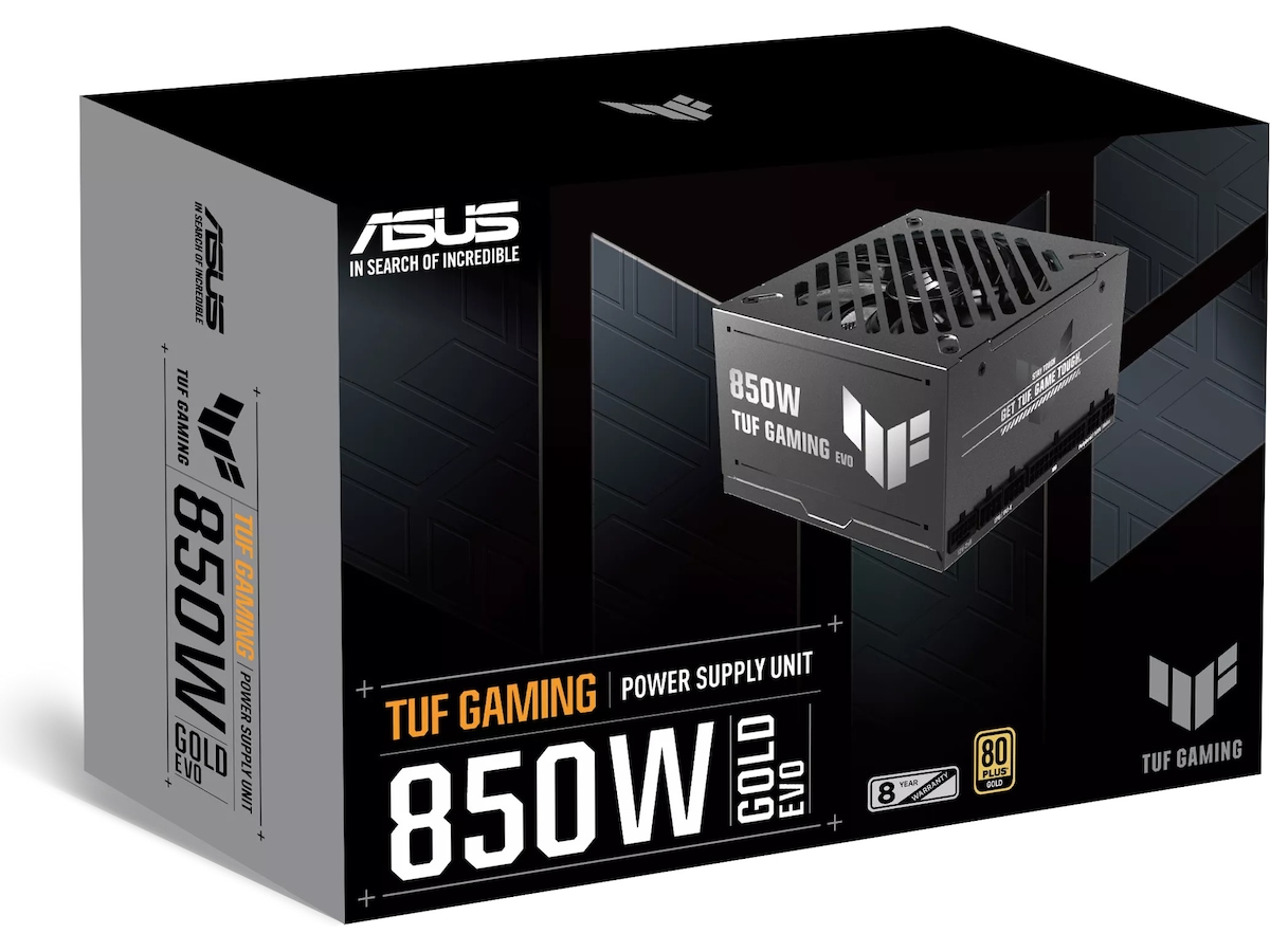 Asus TUF Gaming 850W GOLD EVO PSU Nätaggregat