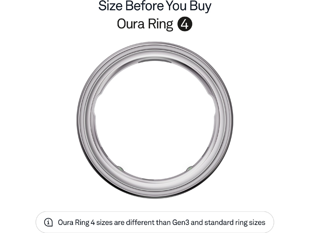 Oura Ring 4 Smart Ring str. 14 (silver) -B-Grade Demo tillbehör till mobiler & smartwatches