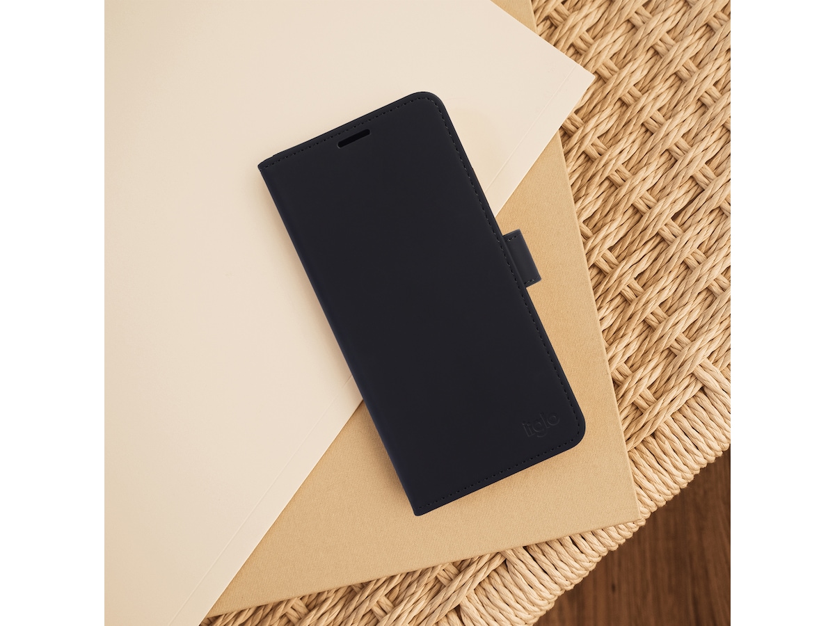 iiglo Galaxy A37 Plånboksfodral (svart) Mobilskal