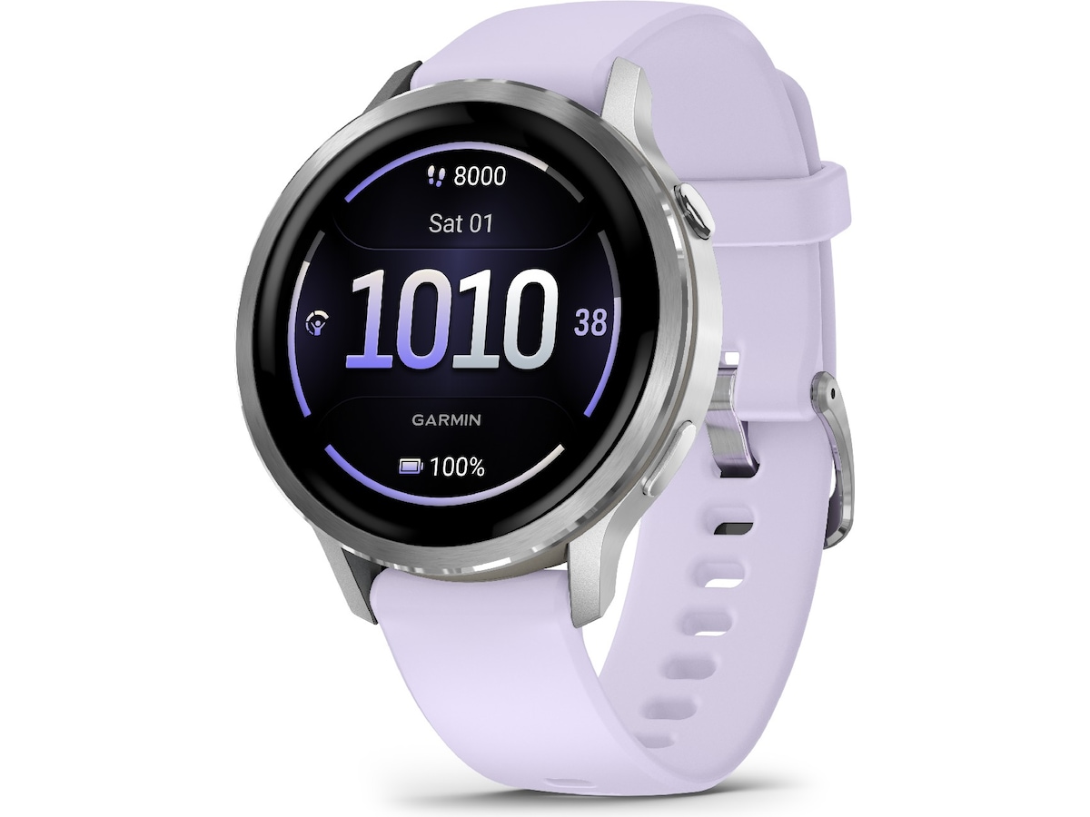 Garmin Venu 4 41mm GPS (silver/periwinkle) -B-Grade Demo watches
