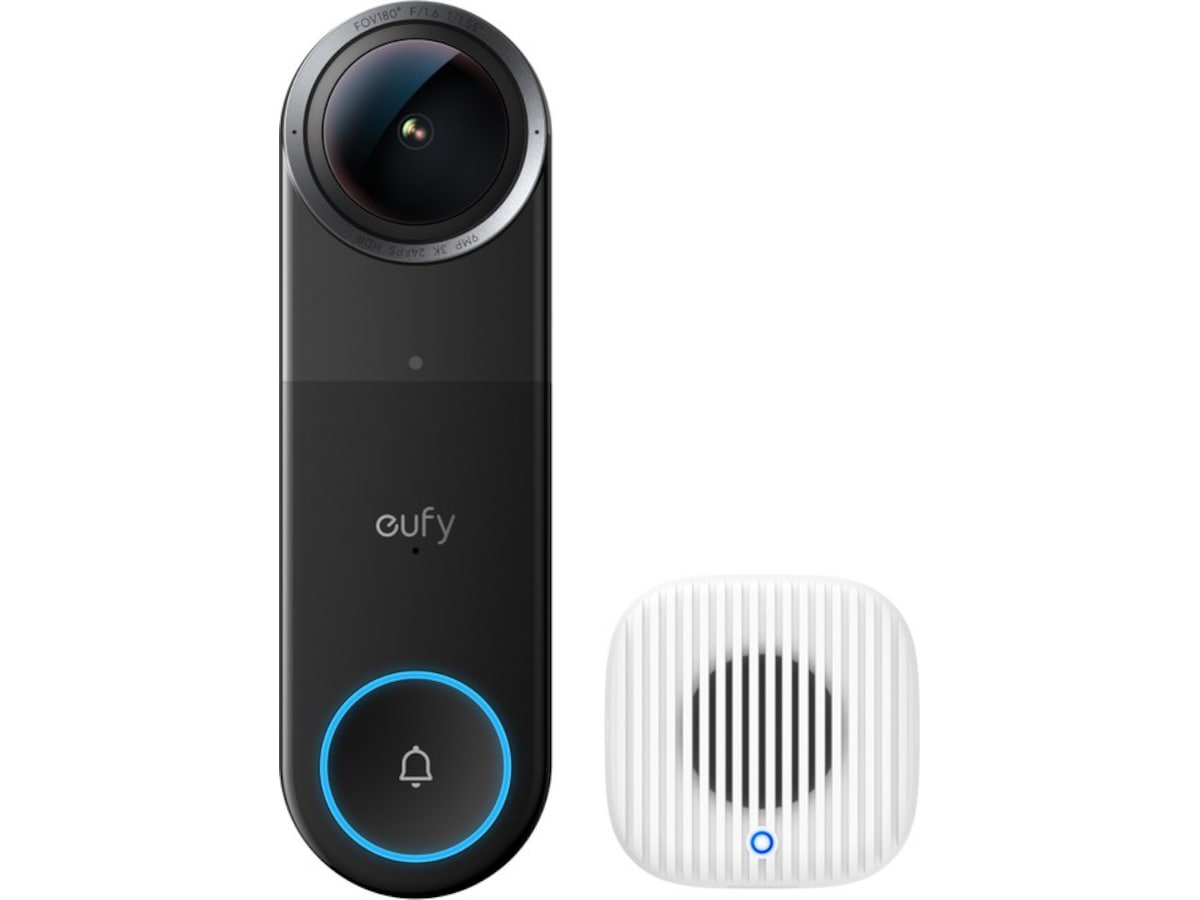 Eufy Video Doorbell S4 + Mini Chime Ringklockor