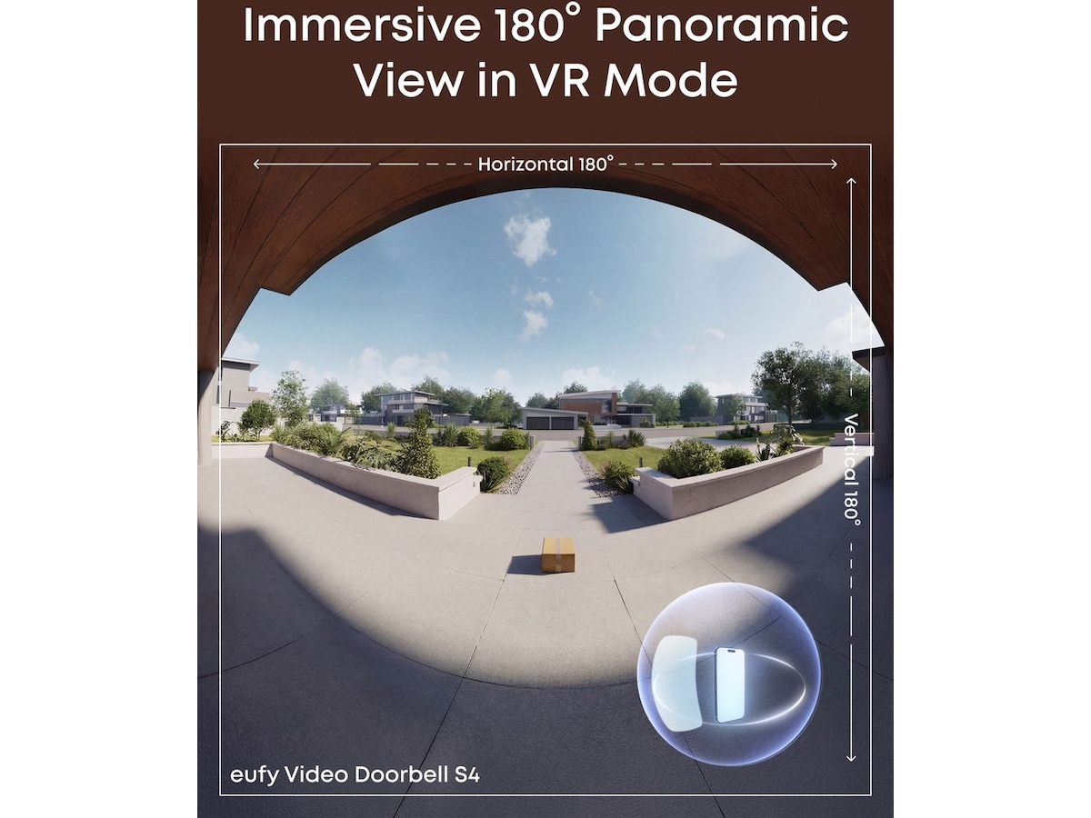 Eufy Video Doorbell S4 + Mini Chime Ringklockor