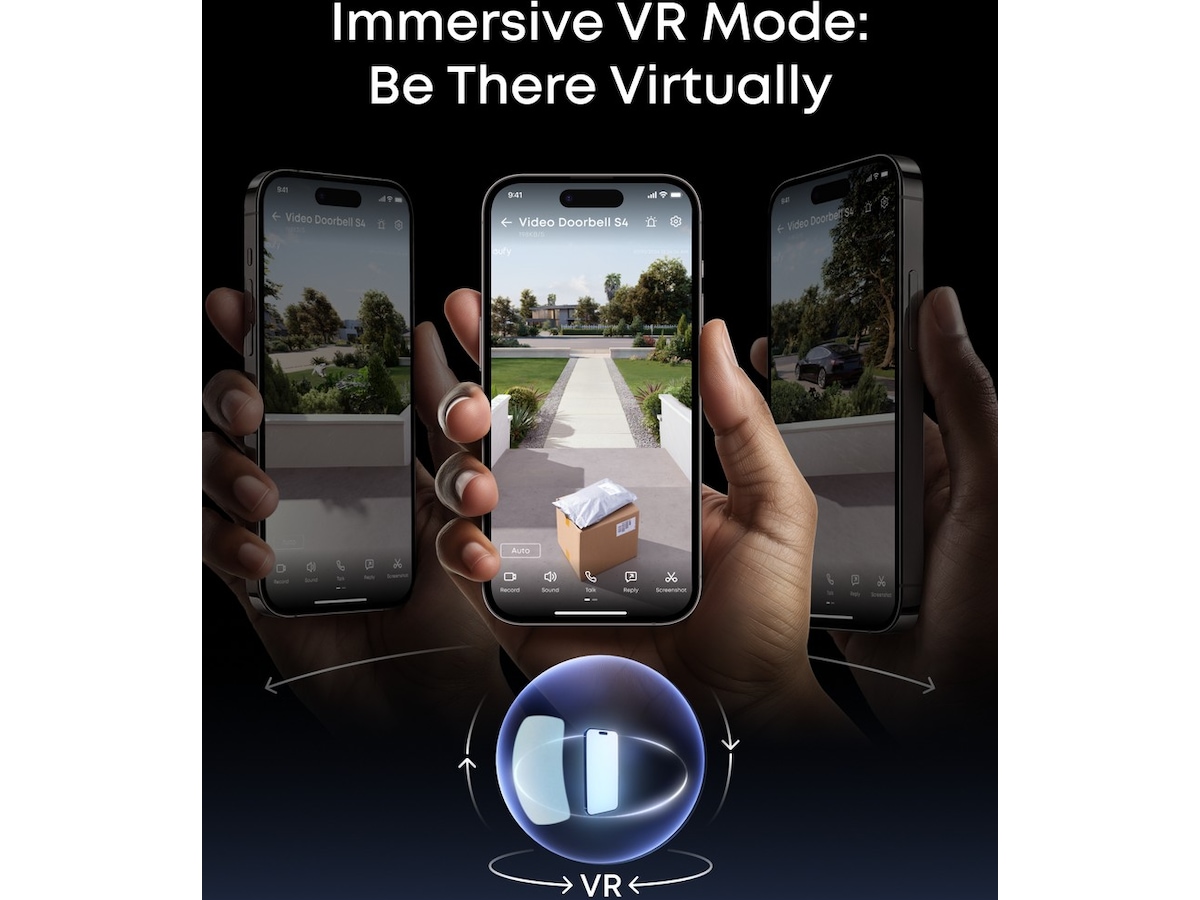 Eufy Video Doorbell S4 + Mini Chime Ringklockor