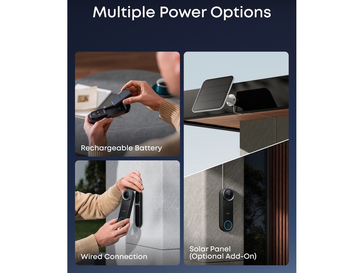 Eufy Video Doorbell S4 + Mini Chime Ringklockor