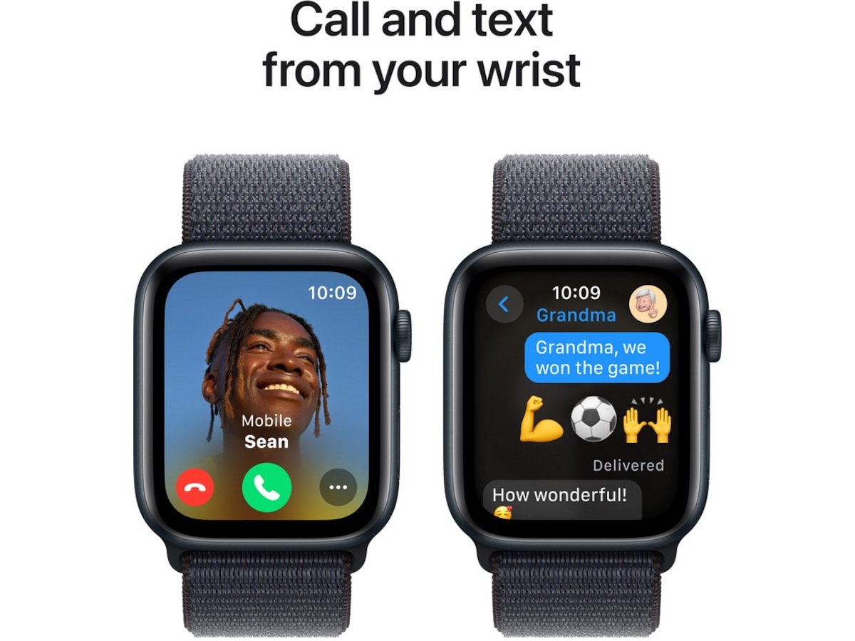 Apple Watch SE 44mm GPS Aluminium (midnatt) -B-Grade Demo watches