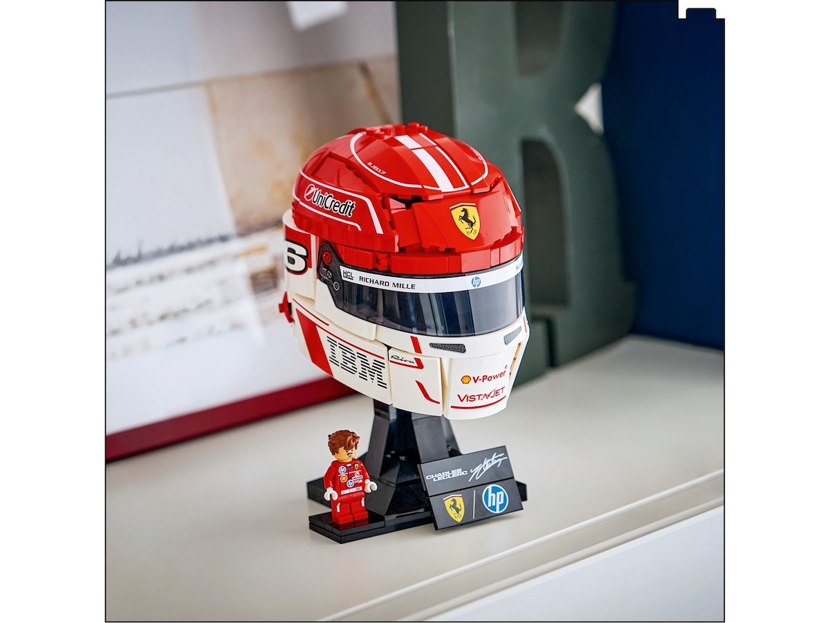 LEGO Editions Formula 1 Scuderia Ferrari HP Charles Leclerc hjälm 43014 LEGO