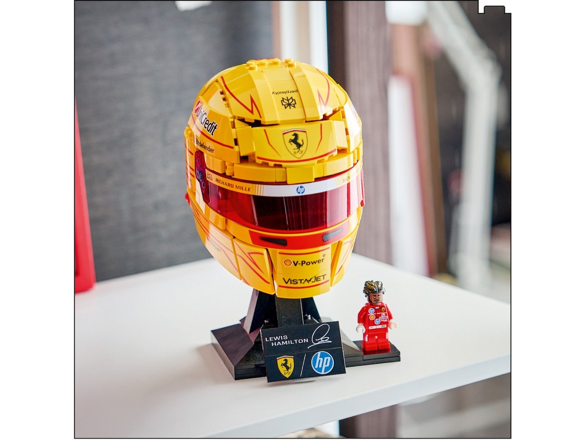 LEGO Editions Formula 1 Scuderia Ferrari HP Lewis Hamilton hjälm 43022 LEGO
