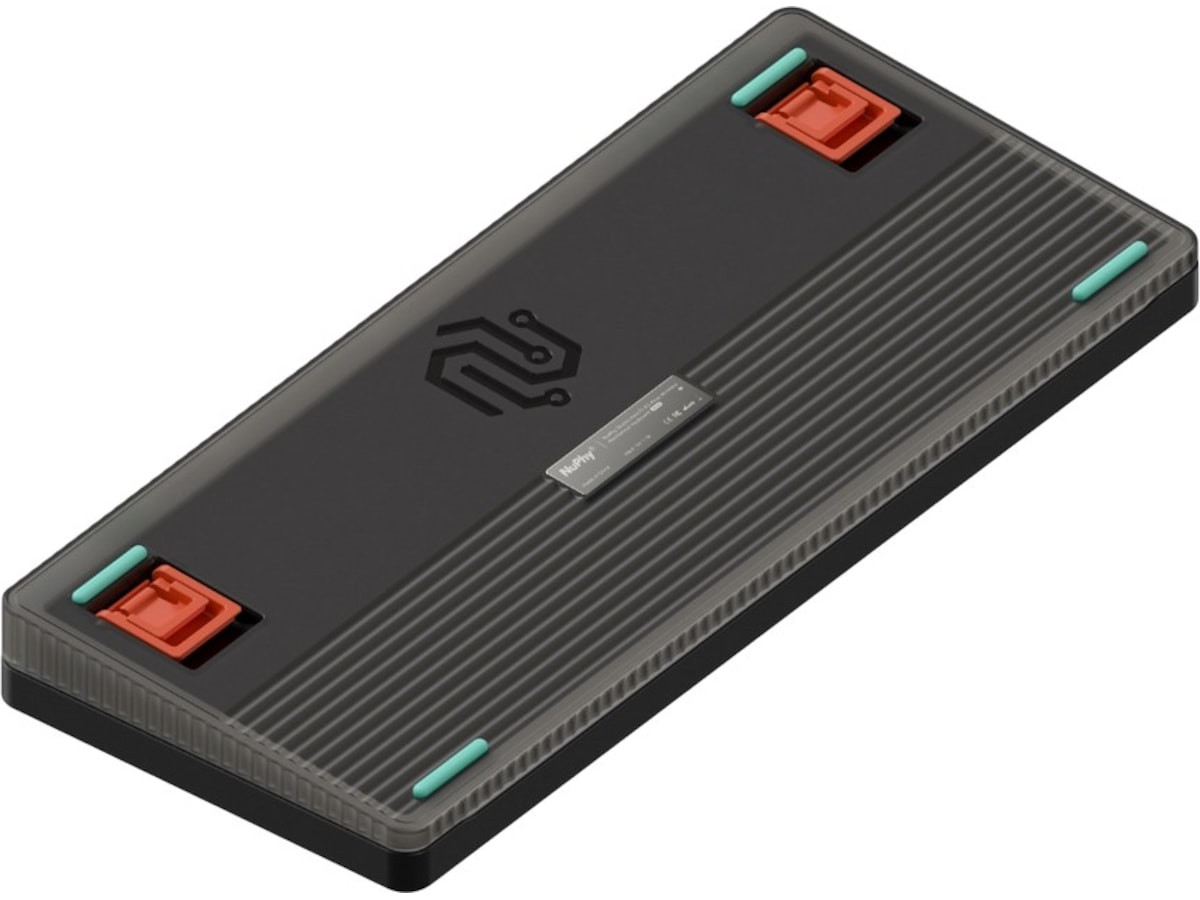 NuPhy Halo75 V2 trådlöst gaming tangentbord (Obsidian black/lemon) Gamingtangentbord