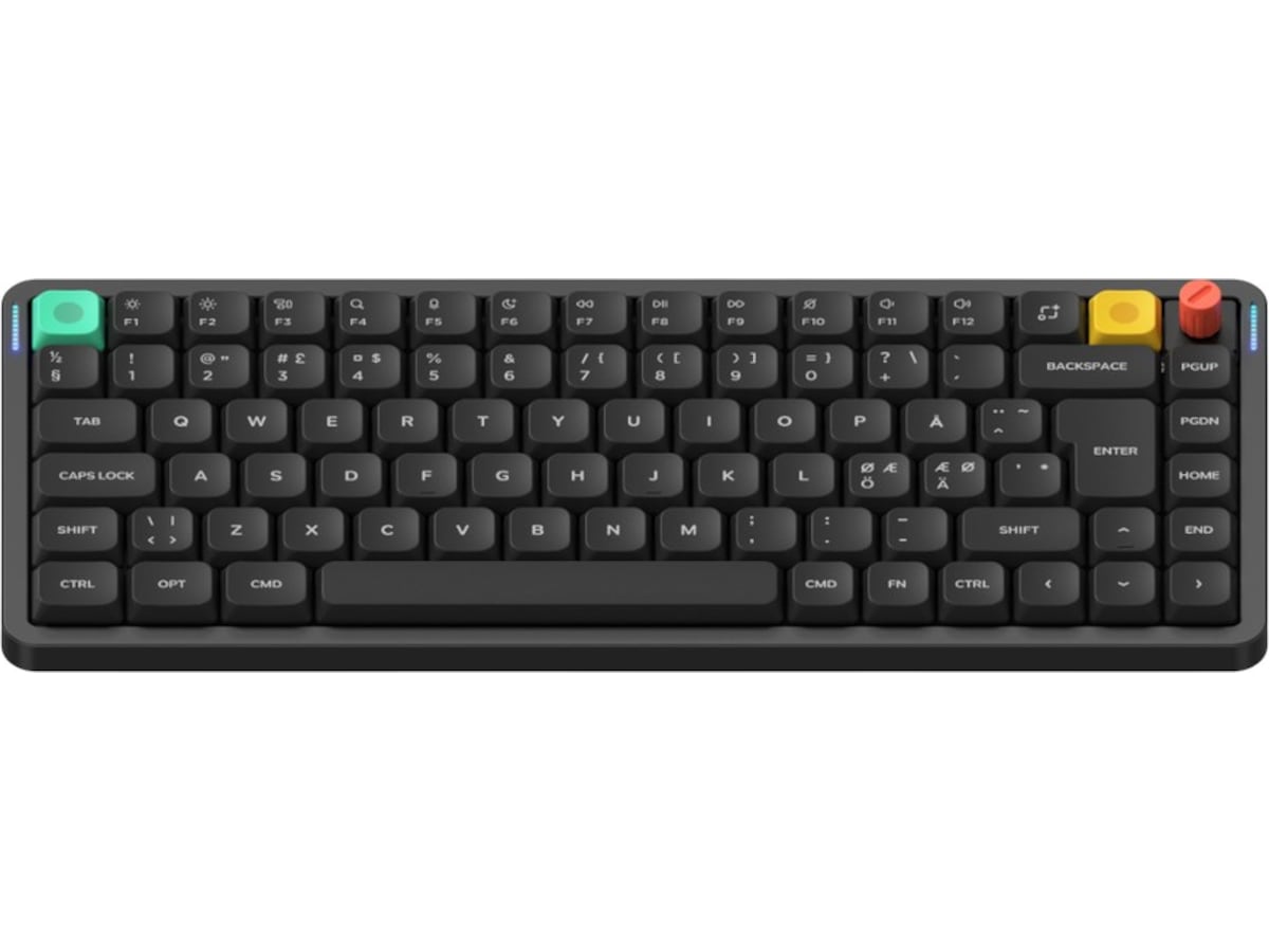 NuPhy Air75 V3 trådlöst gaming tangentbord (nebula black / red nano) Gamingtangentbord