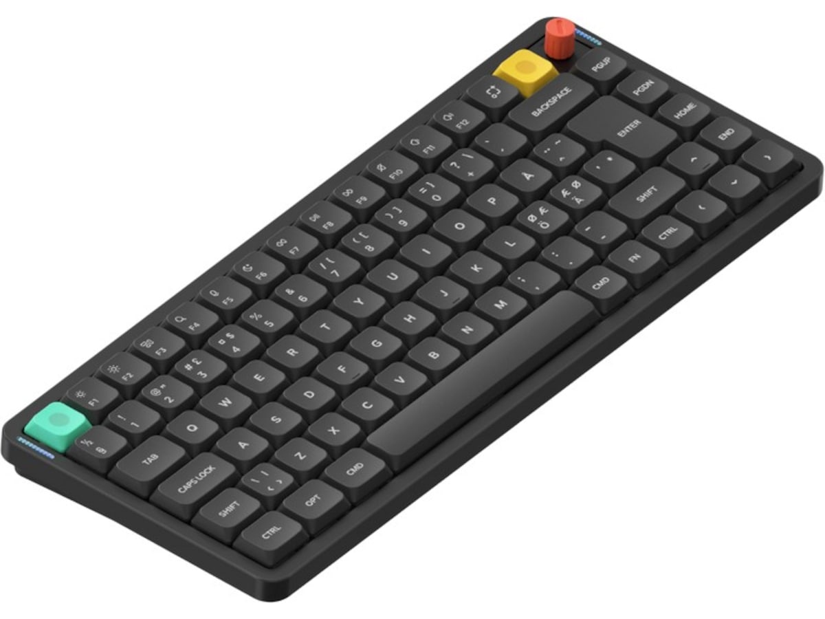 NuPhy Air75 V3 trådlöst gaming tangentbord (nebula black / red nano) Gamingtangentbord