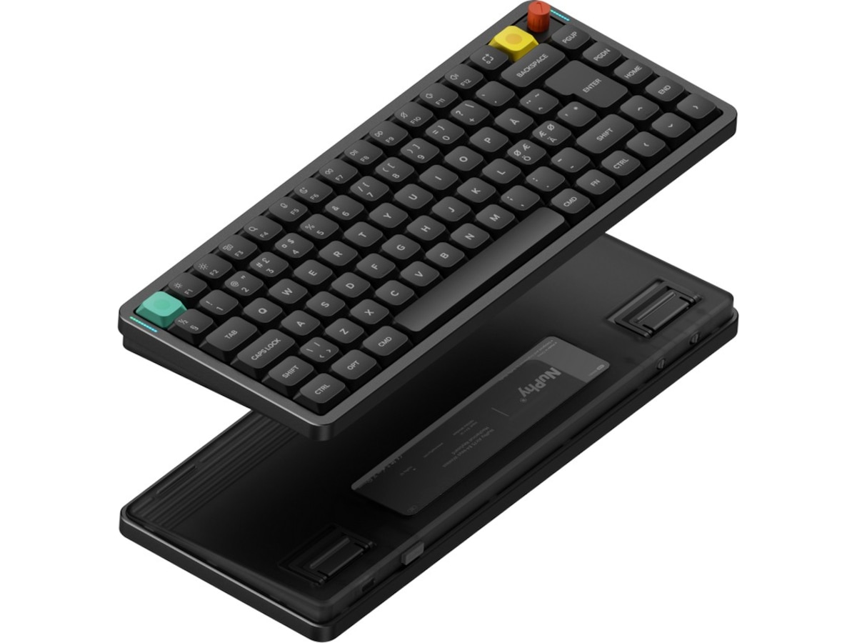 NuPhy Air75 V3 trådlöst gaming tangentbord (nebula black / red nano) Gamingtangentbord