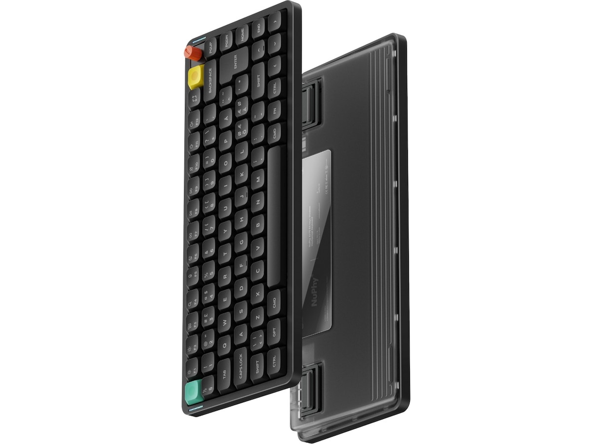 NuPhy Air75 V3 trådlöst gaming tangentbord (nebula black / red nano) Gamingtangentbord