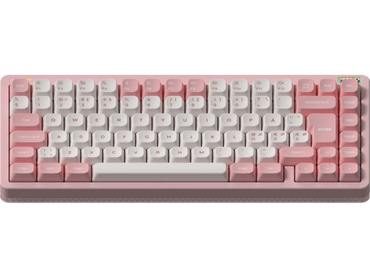 NuPhy Halo75 V2 trådlöst gaming tangentbord (Sakura fizz/raspberry) Gamingtangentbord
