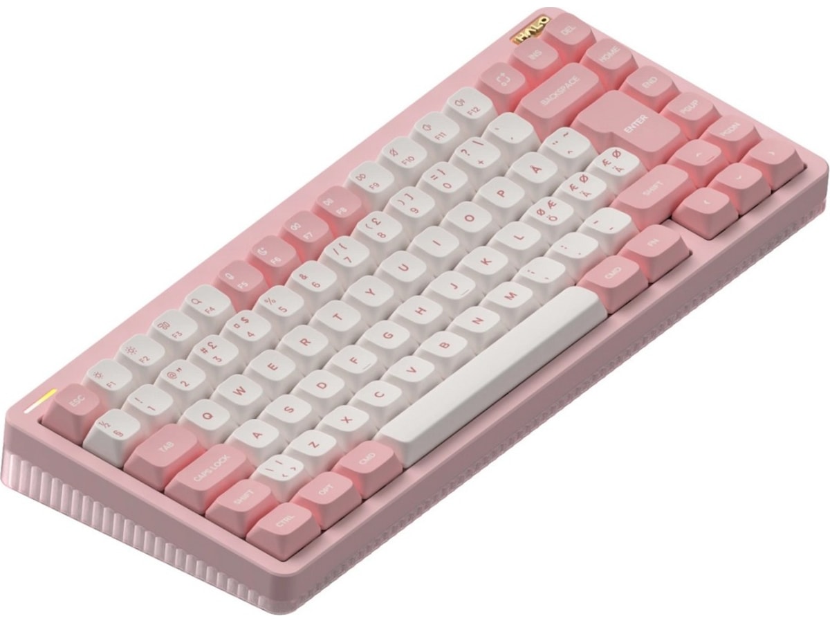 NuPhy Halo75 V2 trådlöst gaming tangentbord (Sakura fizz/raspberry) Gamingtangentbord