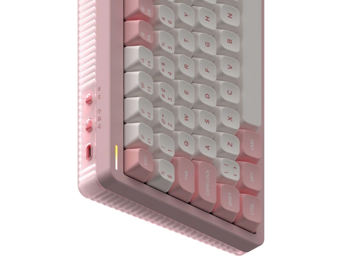 NuPhy Halo75 V2 trådlöst gaming tangentbord (Sakura fizz/raspberry) Gamingtangentbord