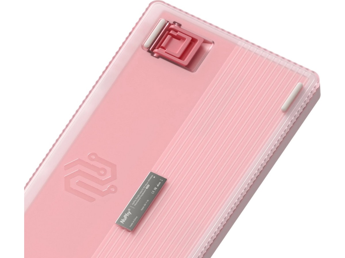 NuPhy Halo75 V2 trådlöst gaming tangentbord (Sakura fizz/raspberry) Gamingtangentbord