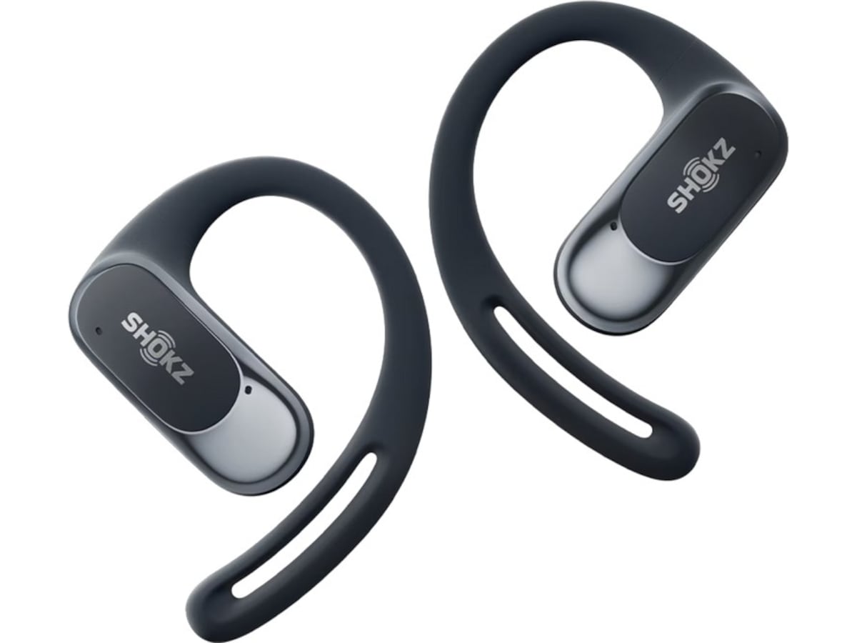 SHOKZ OpenFit Air Trådlösa öronsnäckor, open-ear (svart) -B-Grade Demo headset
