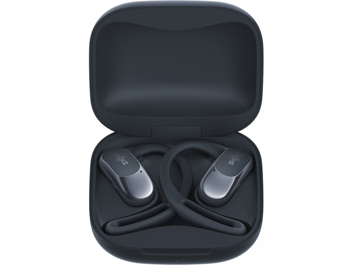 SHOKZ OpenFit Air Trådlösa öronsnäckor, open-ear (svart) -B-Grade Demo headset