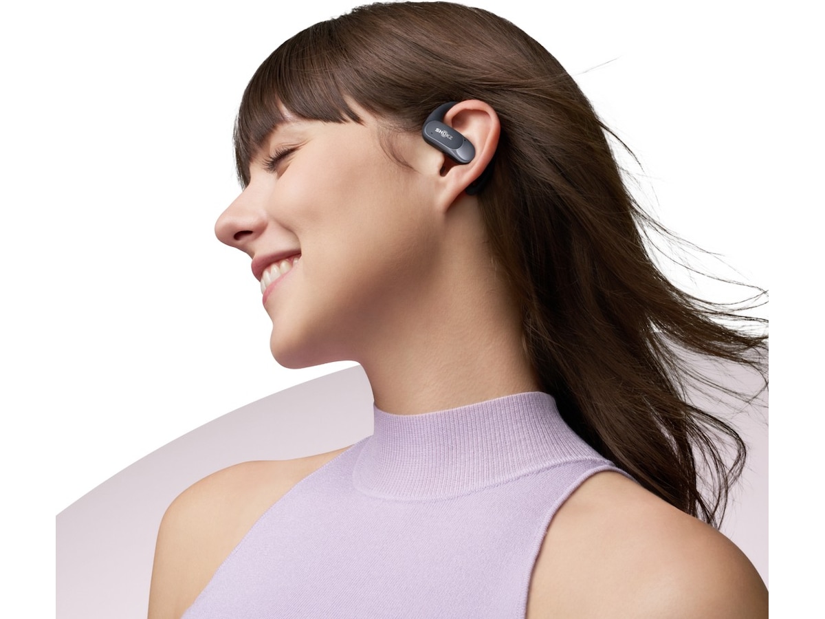 SHOKZ OpenFit Air Trådlösa öronsnäckor, open-ear (svart) -B-Grade Demo headset