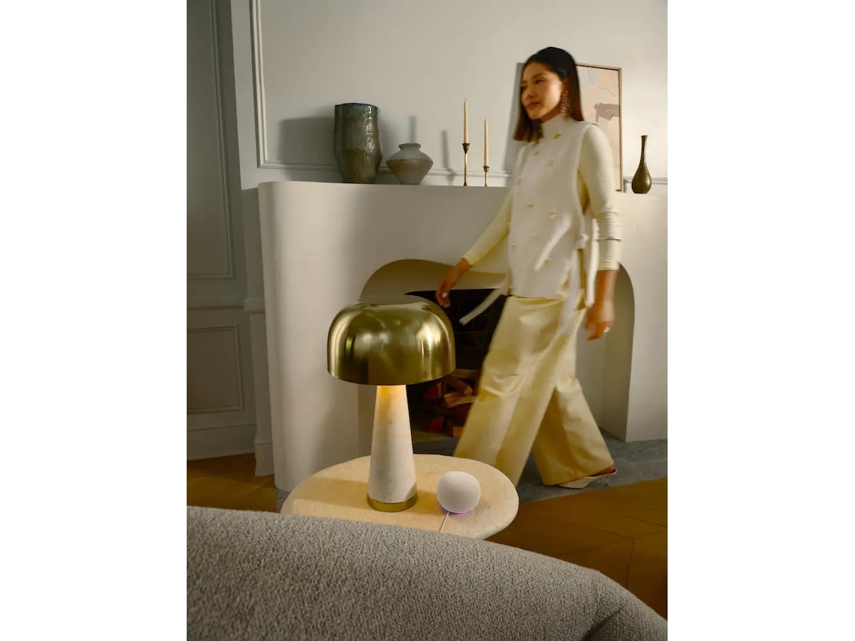 Google Home-högtalare (porcelain) Trådlös / Bluetooth högtalare