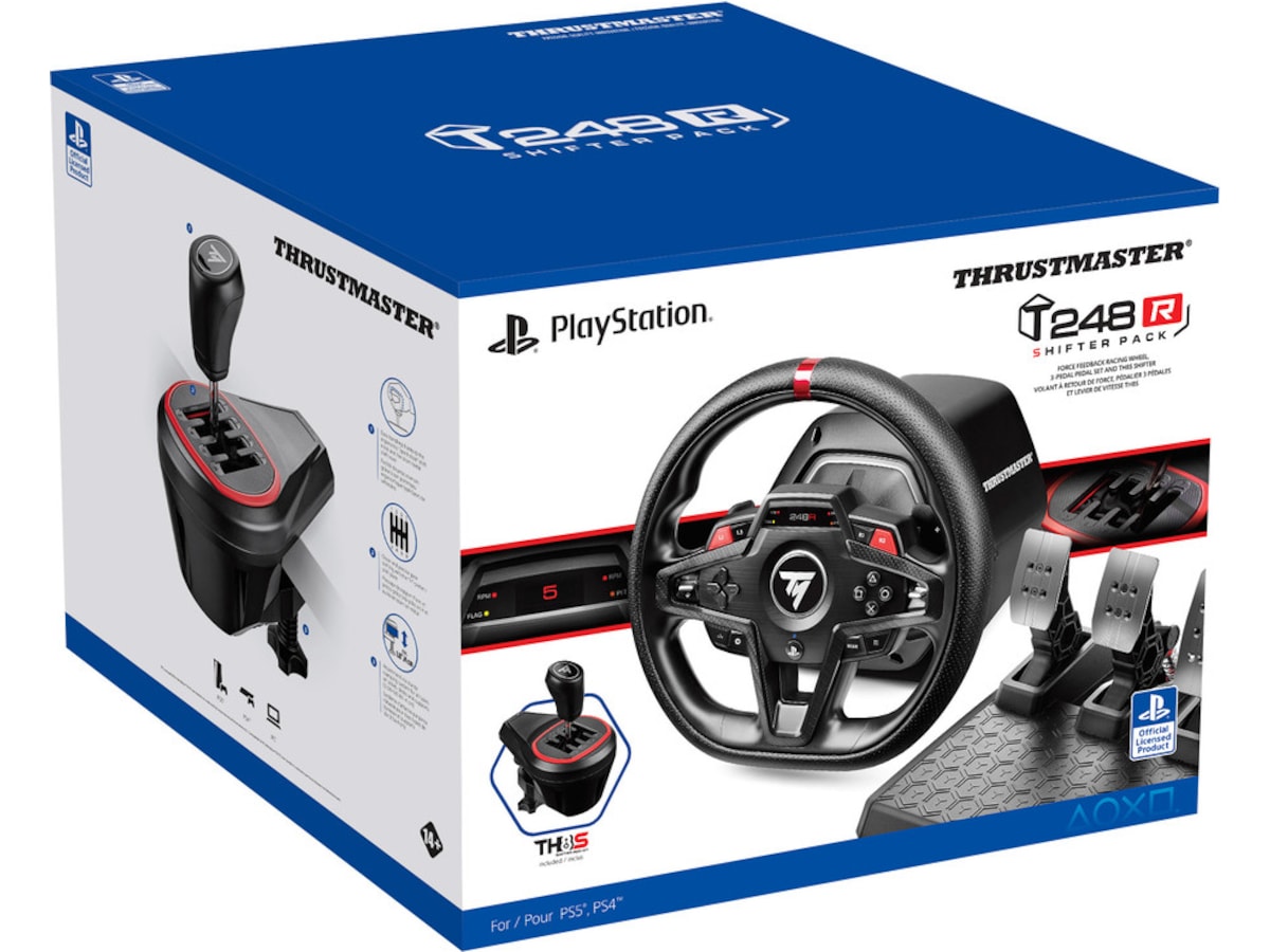 Thrustmaster T248R Shifter Pack Ratt och pedaler
