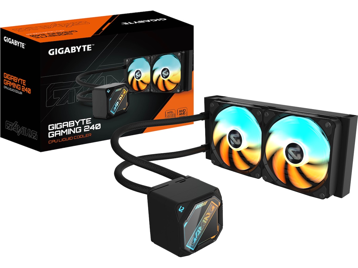 Gigabyte Gaming 240 ARGB kylare (svart) CPU - Vattenkylning