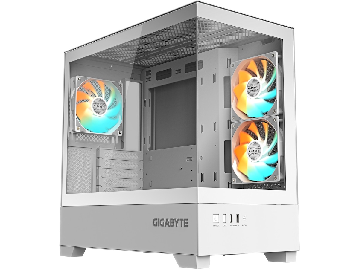 Gigabyte C201 Panoramic ICE Mid Tower (vit) Midi tower