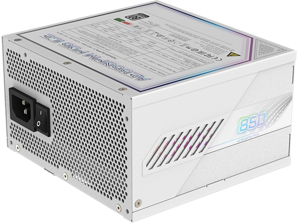 Gigabyte AORUS ELITE P850W ICE PSU (vit) Nätaggregat