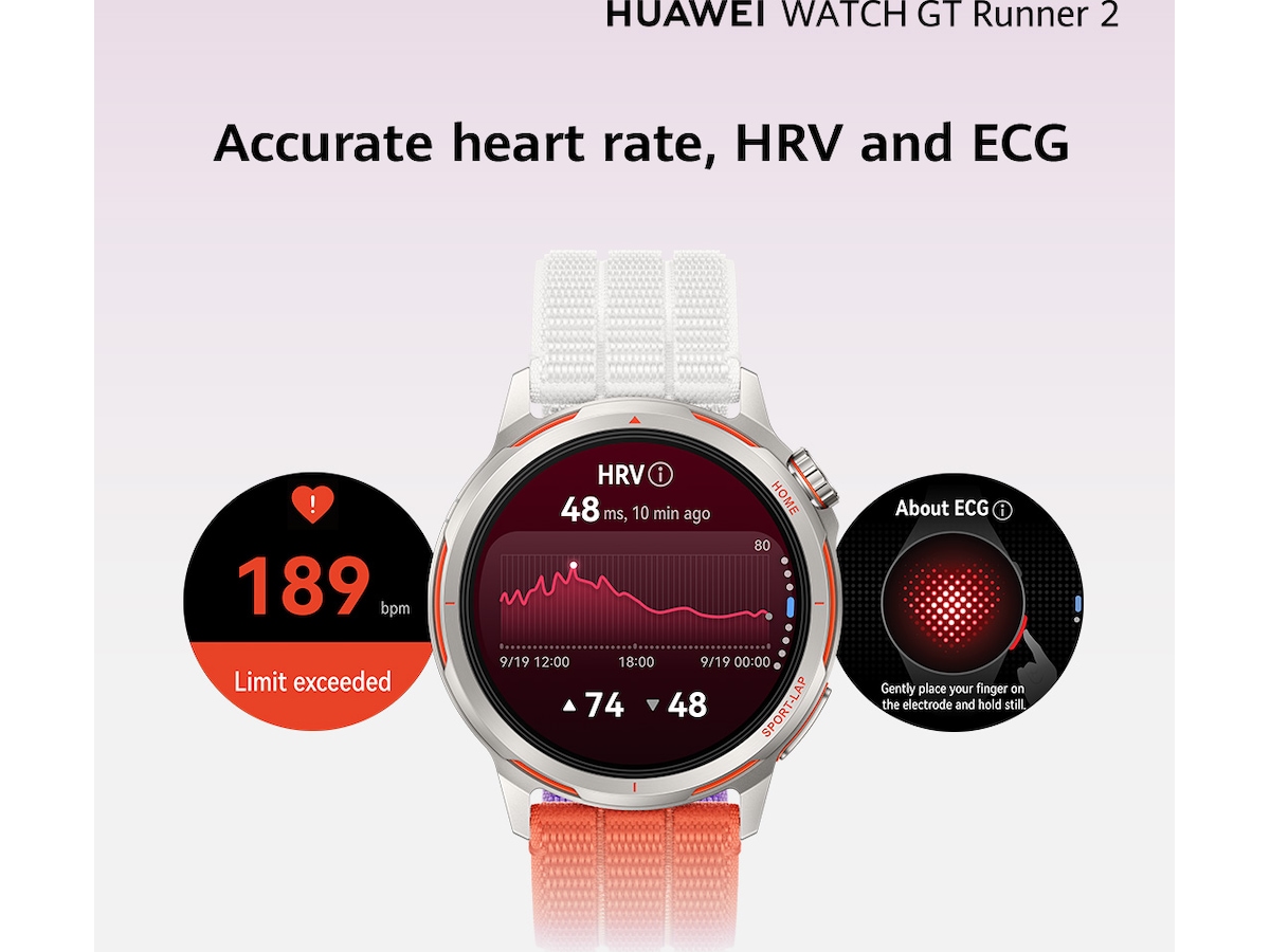 Huawei Watch GT Runner 2 43mm (svart) Smartwatches