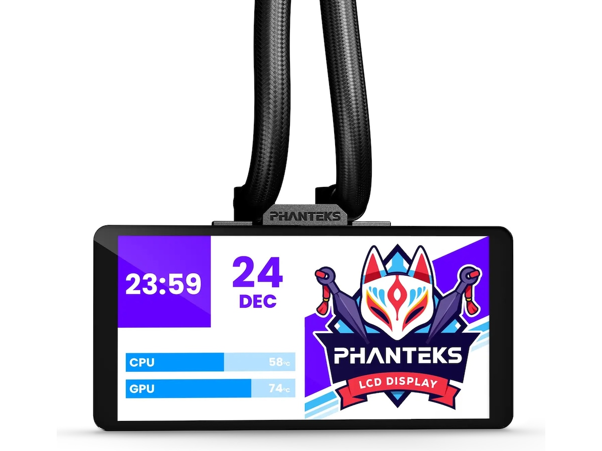 Phanteks Glacier One 36025 LCD Kylare (svart) CPU - Vattenkylning