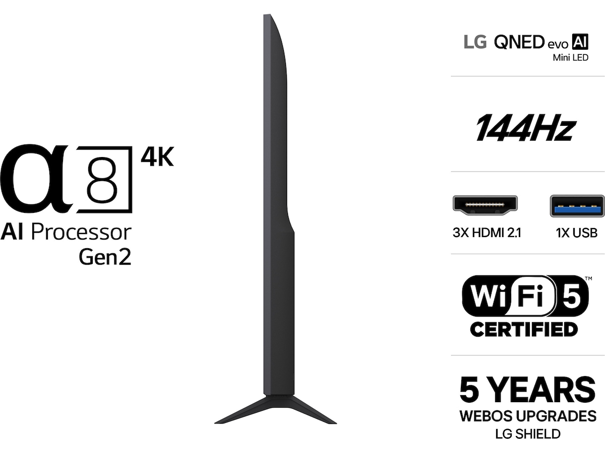 LG 75'' QNED 82B6A MiniLED 4K TV (2026) 70 - 79 tums TV