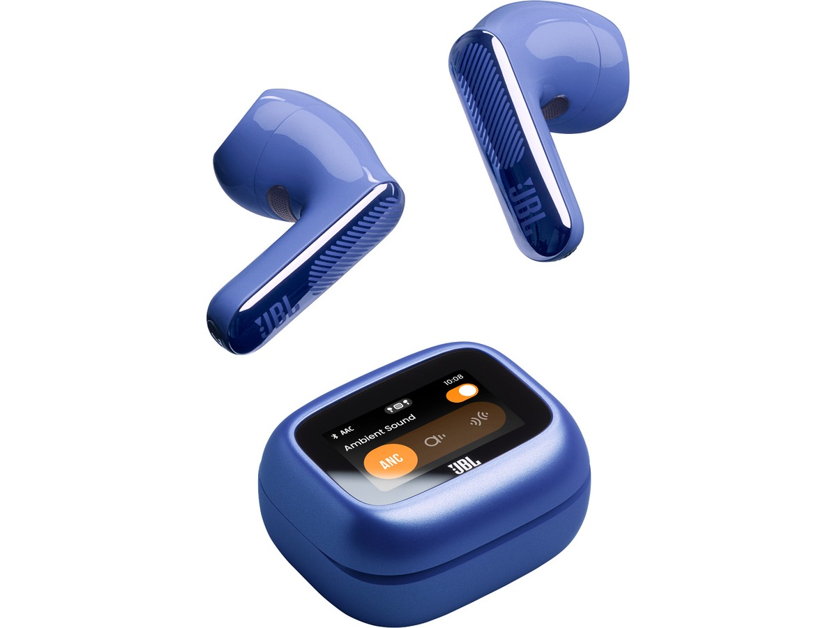 JBL LIVE FLEX 4 - Trådlösa öronproppar med ANC (blå) In-ear hörlurar