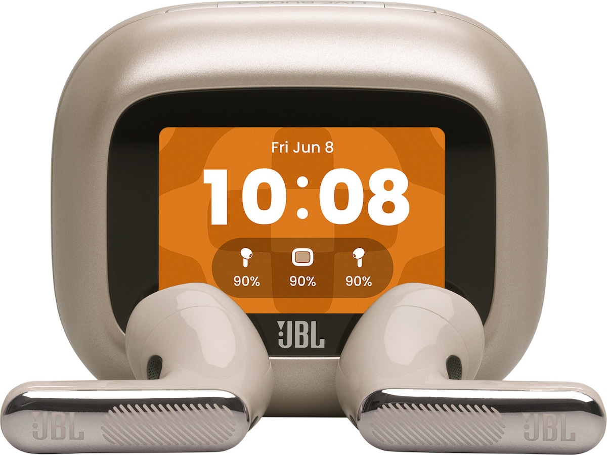 JBL LIVE FLEX 4 trådlösa öronproppar med ANC (sand) In-ear hörlurar