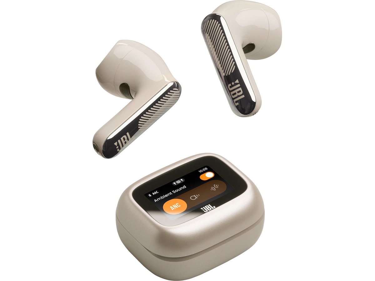 JBL LIVE FLEX 4 trådlösa öronproppar med ANC (sand) In-ear hörlurar