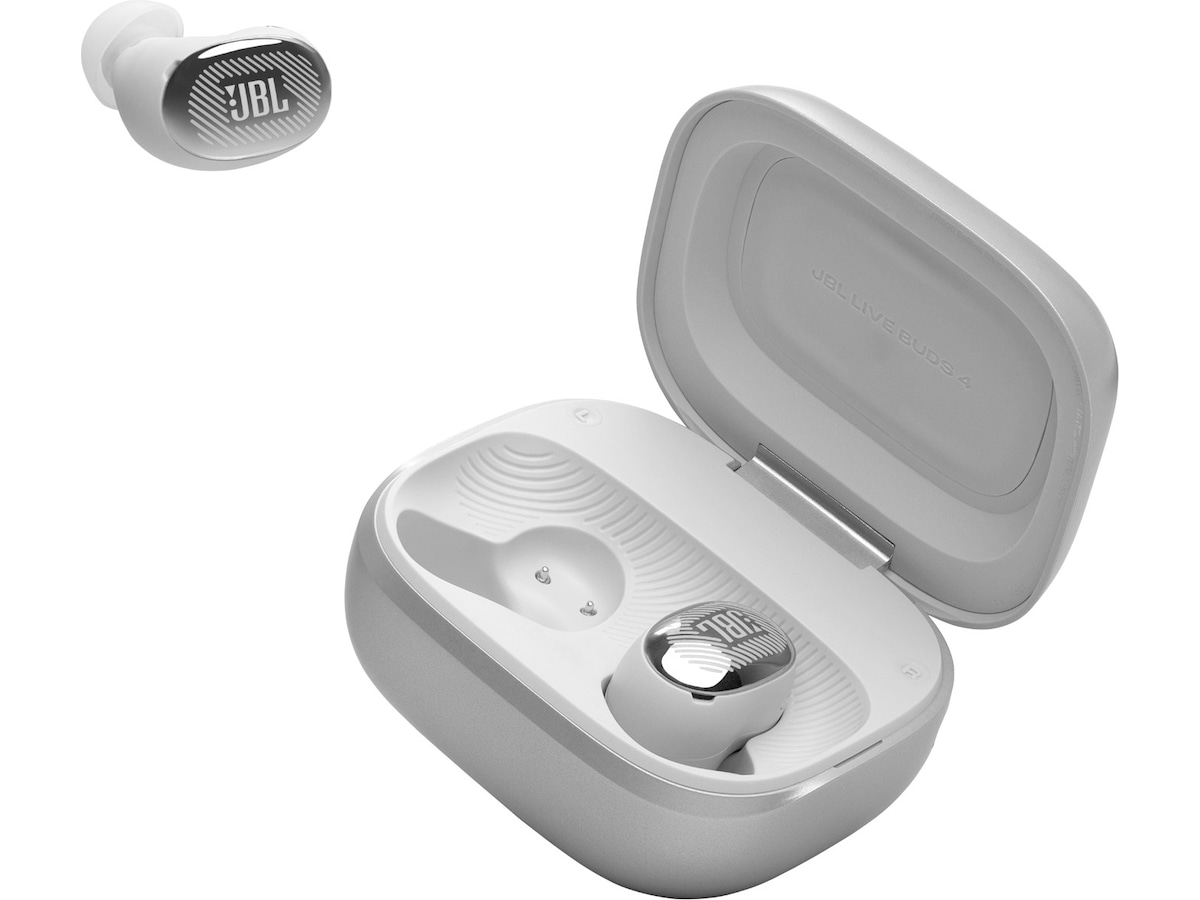 JBL LIVE BUDS 4 trådlösa öronproppar (silver) In-ear hörlurar