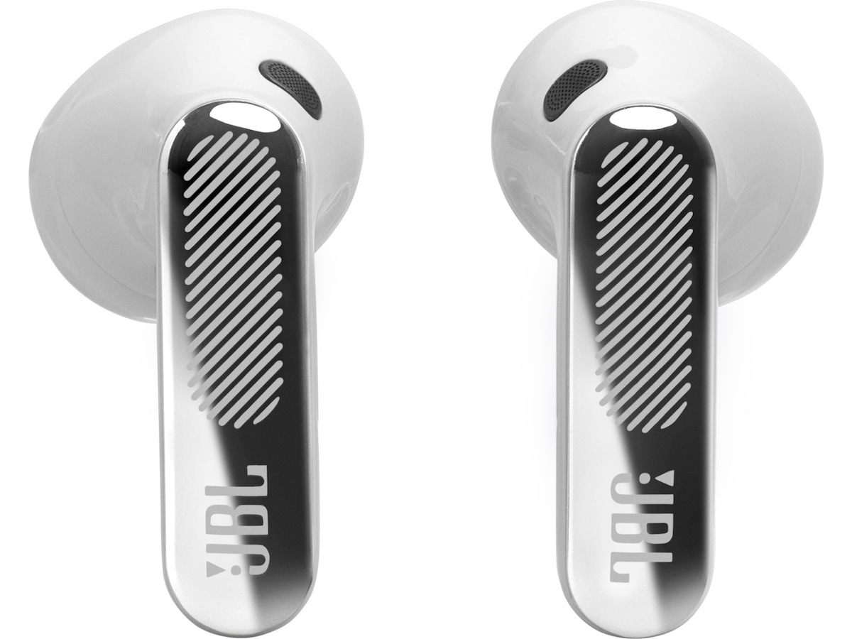 JBL LIVE FLEX 4 - Trådlösa öronproppar (silver) In-ear hörlurar