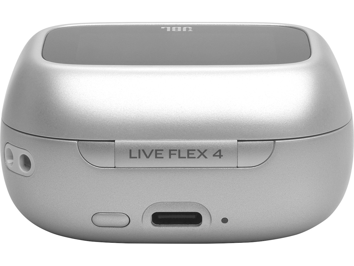 JBL LIVE FLEX 4 - Trådlösa öronproppar (silver) In-ear hörlurar
