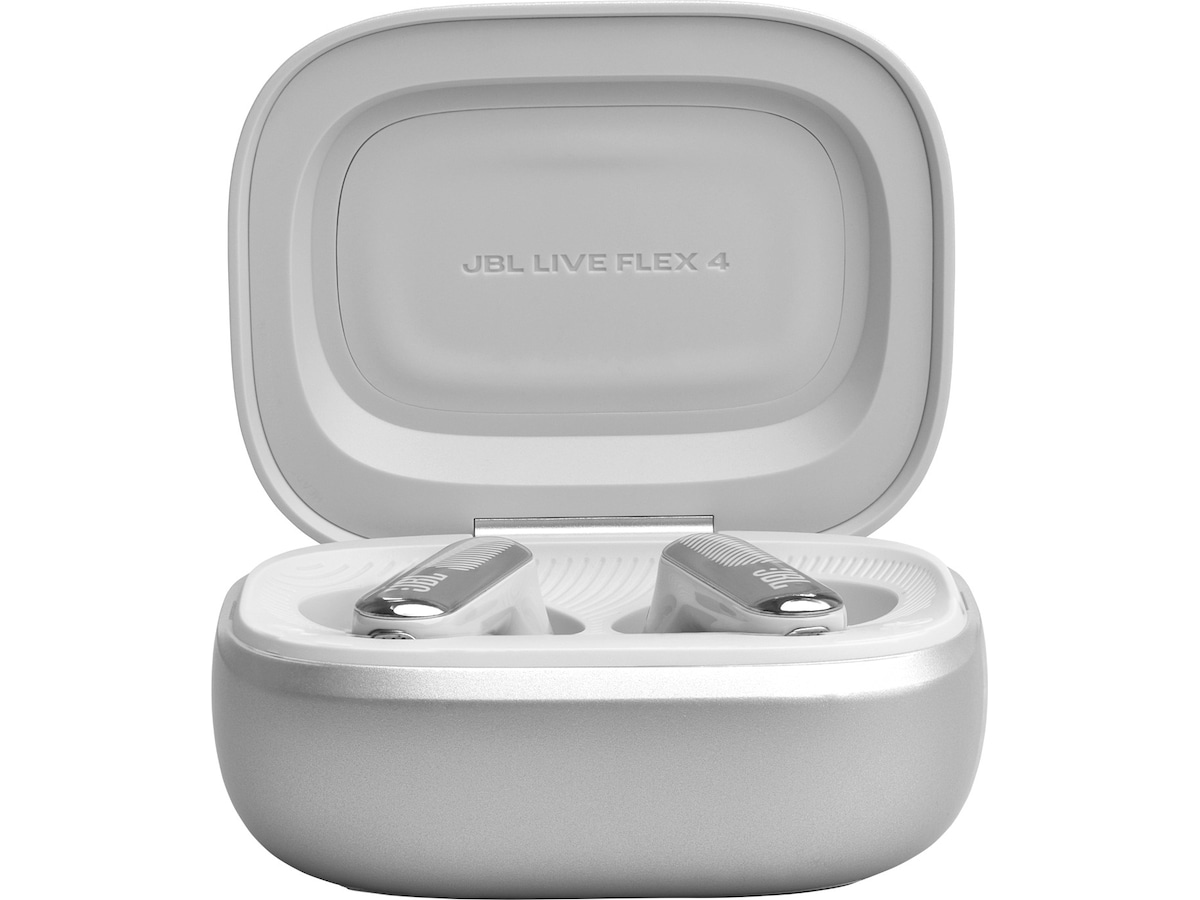 JBL LIVE FLEX 4 - Trådlösa öronproppar (silver) In-ear hörlurar