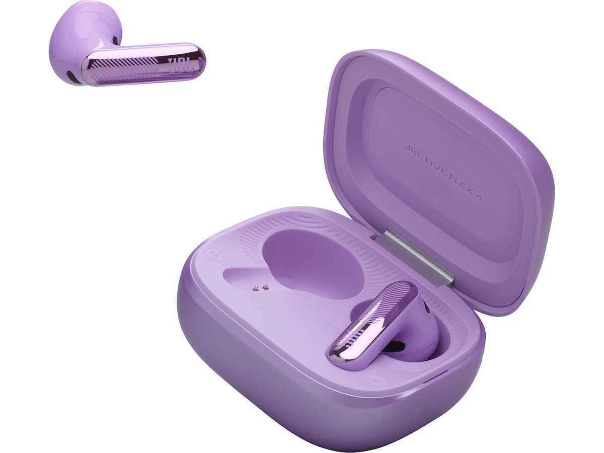 JBL LIVE FLEX 4 Trådlösa öronproppar (lila) In-ear hörlurar
