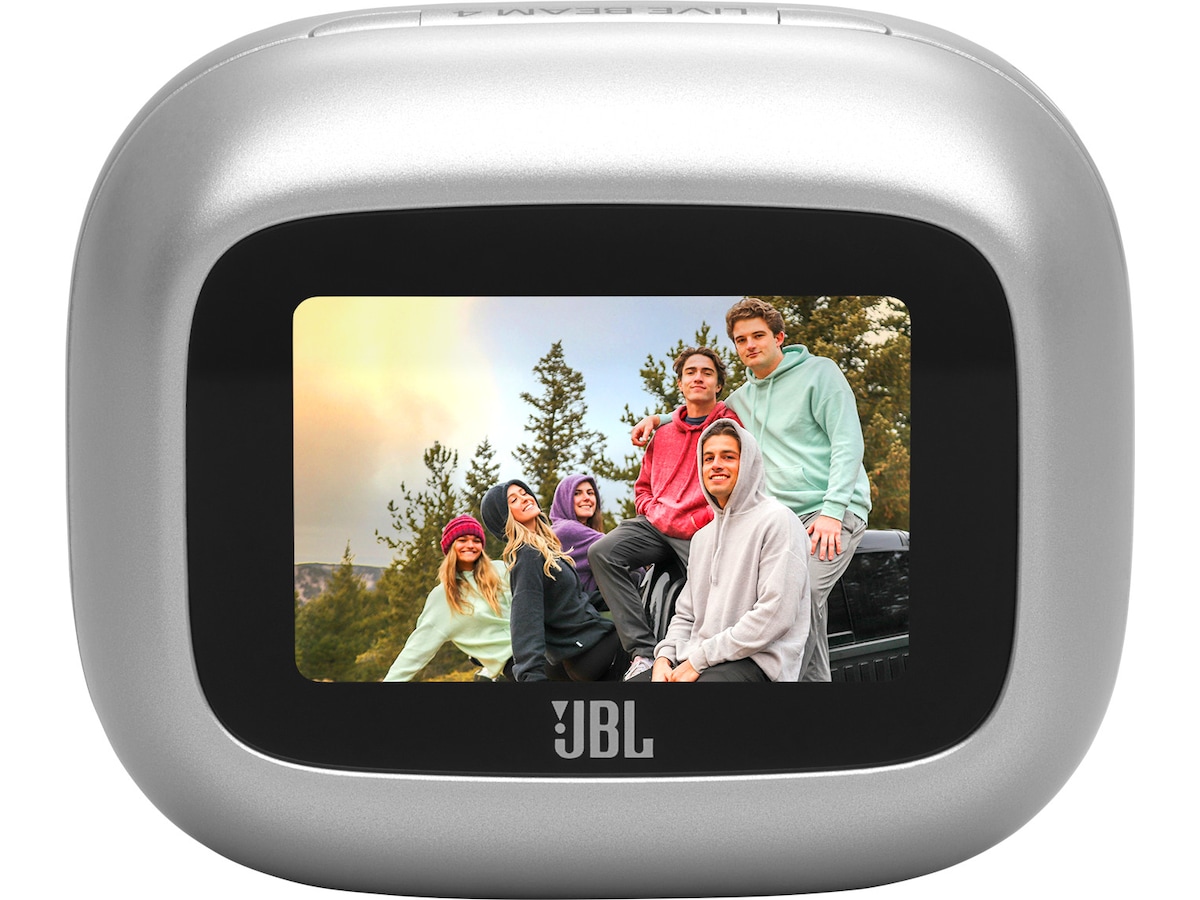 JBL Live Beam 4 Trådlösa öronproppar  (silver) In-ear hörlurar