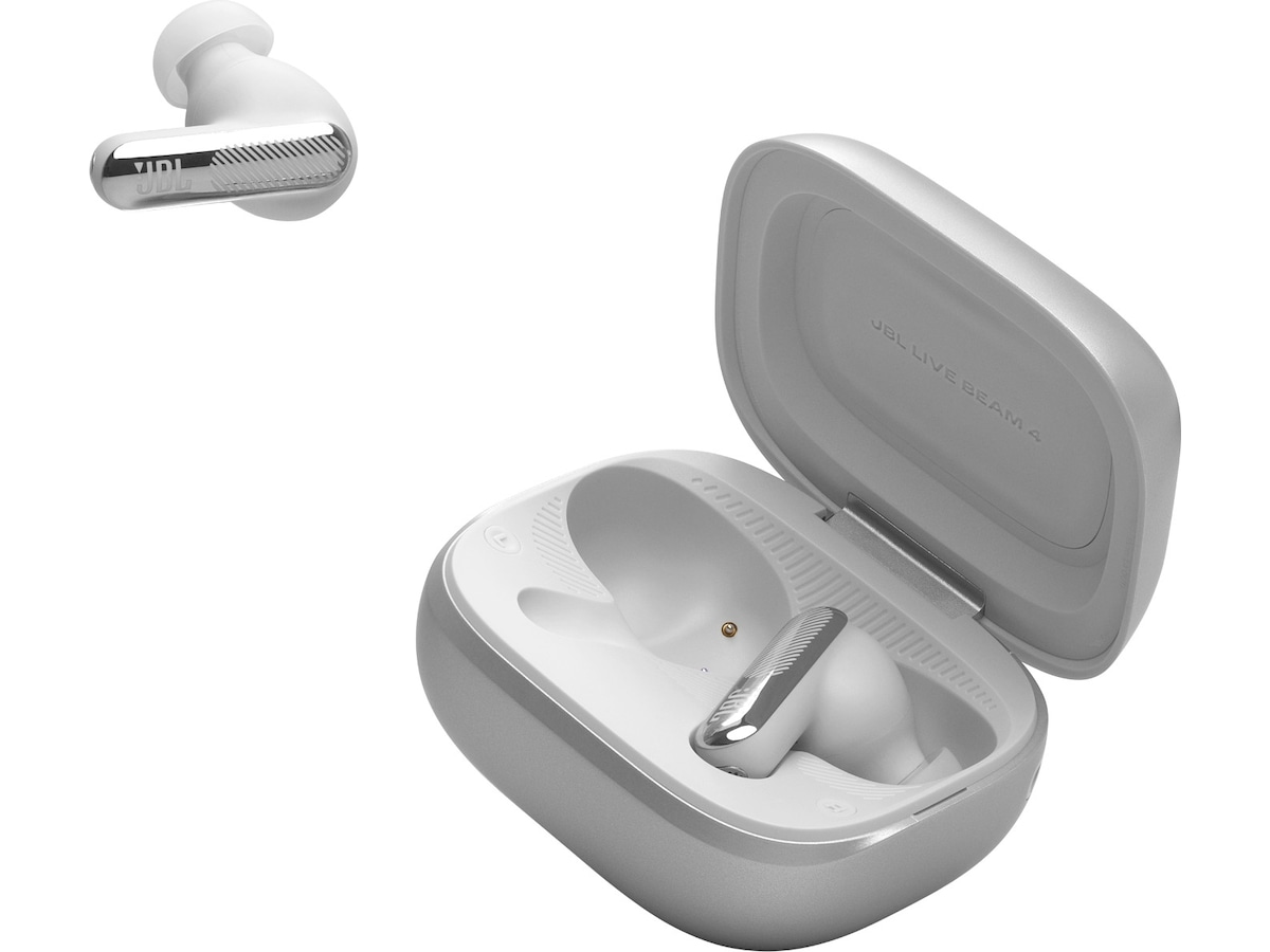 JBL Live Beam 4 Trådlösa öronproppar  (silver) In-ear hörlurar